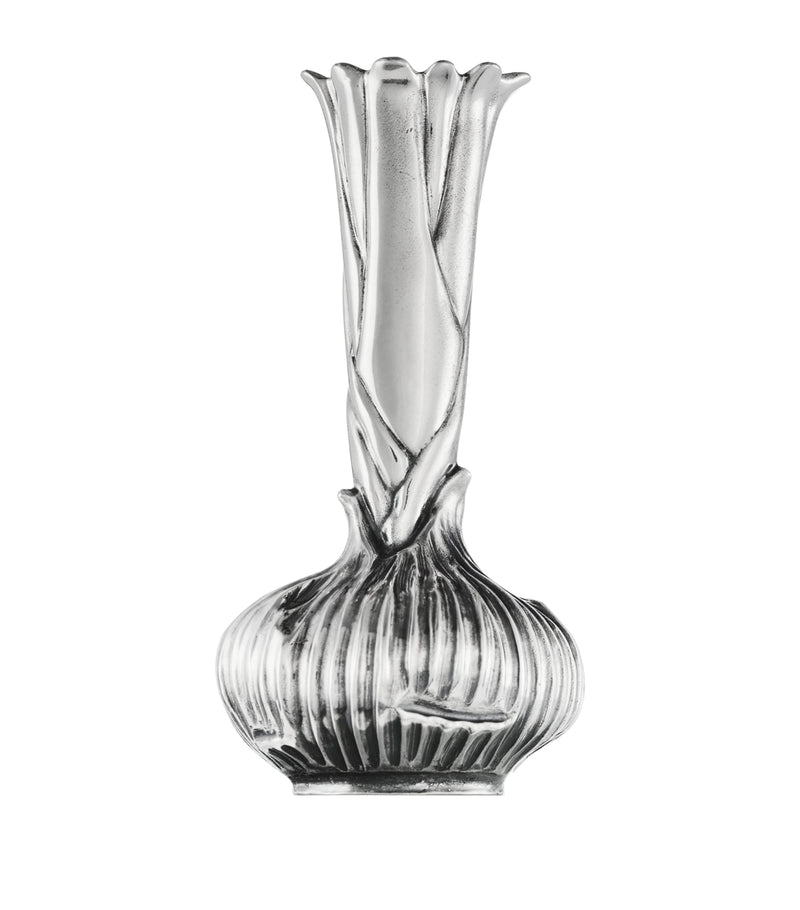 Christofle silver-plated onion vase 10.5cm - British product
