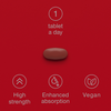 SuperSelf gentle iron 17mg with vitamin C 60 capsules, UK version