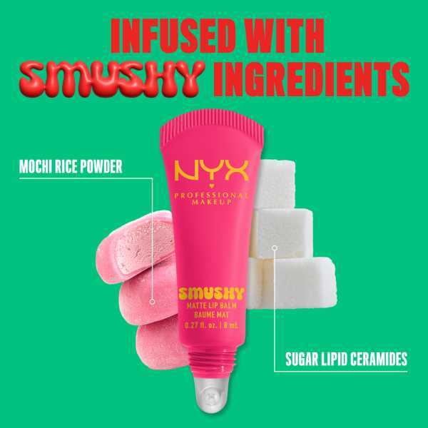 NYX Smushy Matte Lip Balm Sweet Smack (British brand)