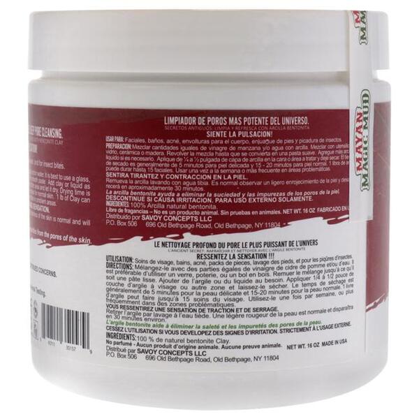Mayan Magic Mud bentonite clay cleanser 454g, UK version