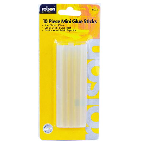 Rolson Mini Glue Sticks 10pc