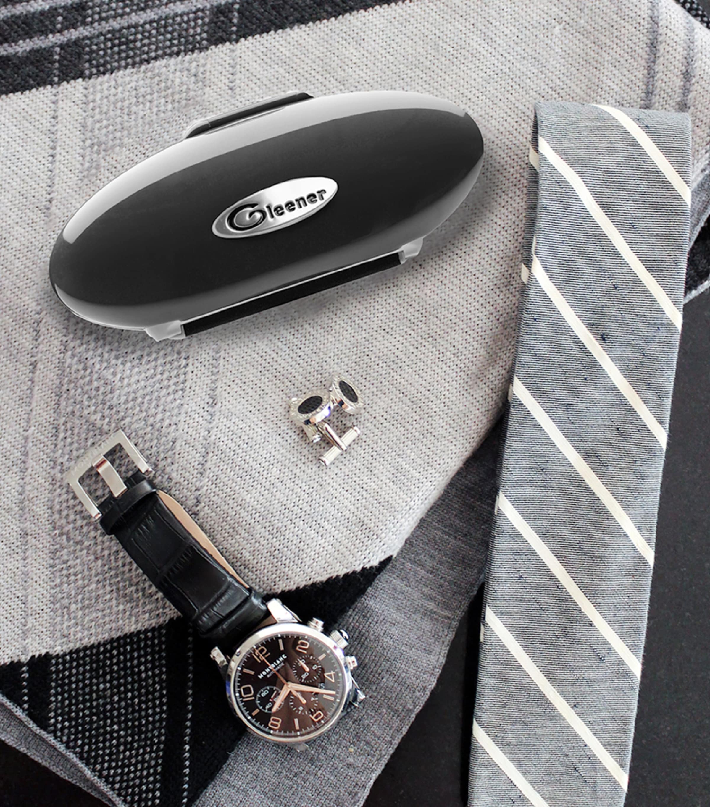 Gleener Compact 4-in-1 battery-free fabric shaver H10 x W20cm, imported from the UK