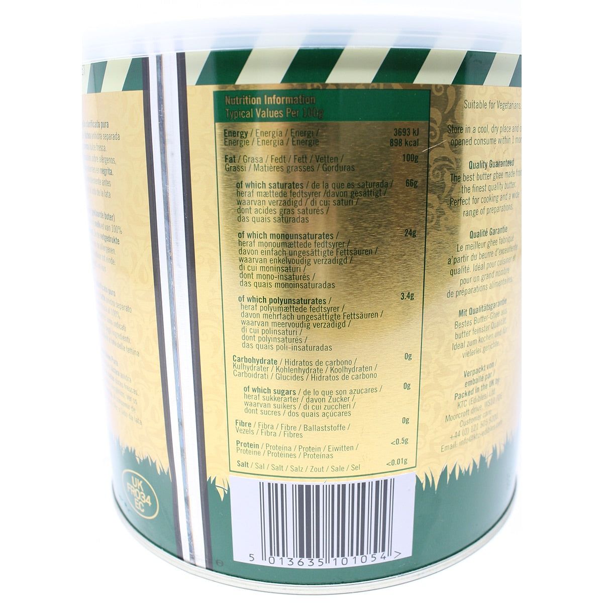 KTC Pure Butter Ghee, 2kg GOODS Costco UK