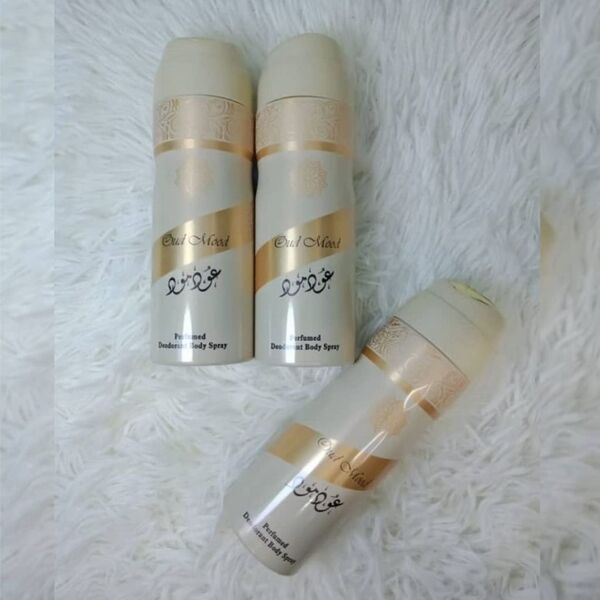 Lattafa Oud Mood perfumed body spray 200ml, imported from the UK