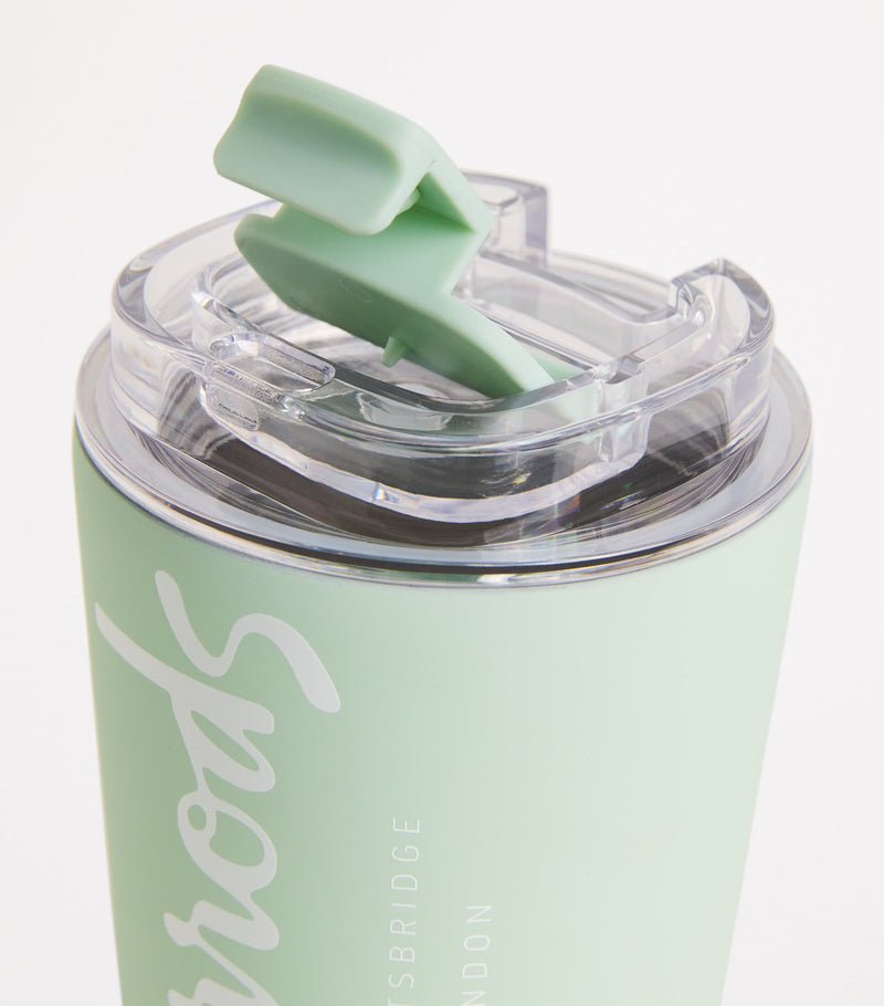 Harrods travel cup with logo, 15cm x 12cm, UK version
