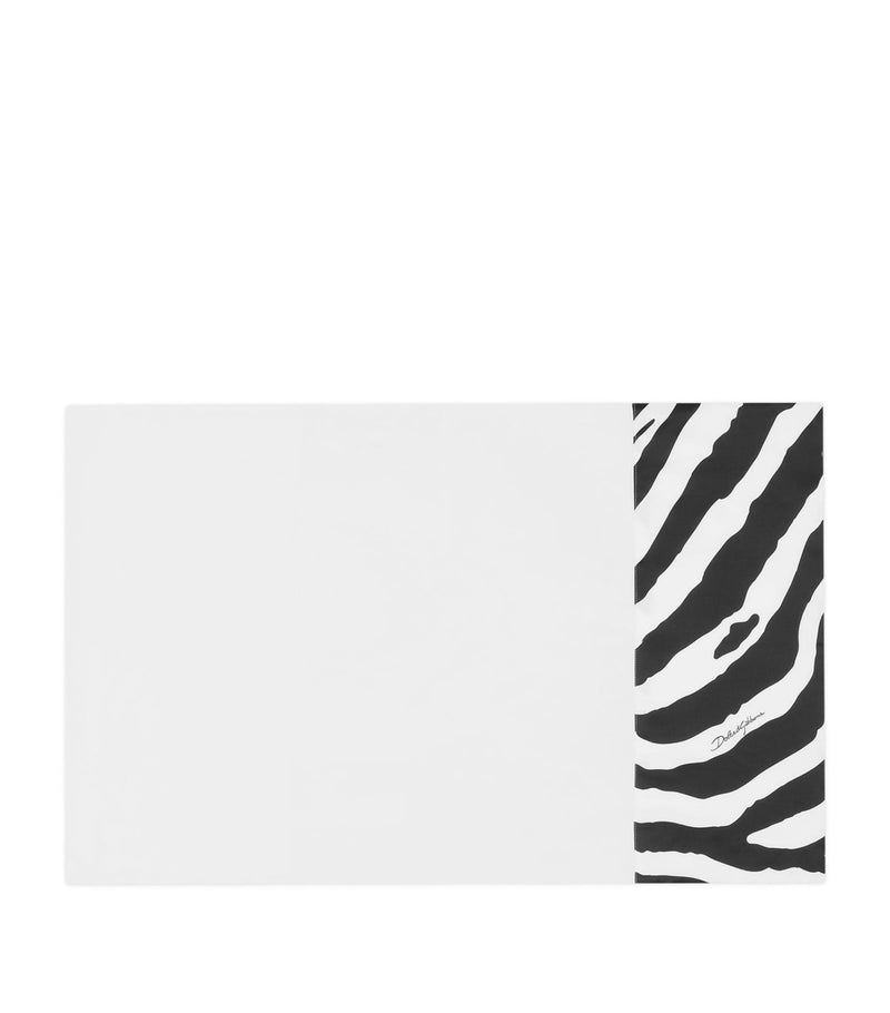 Dolce & Gabbana Casa zebra print pillowcase set 50cm x 80cm - British product