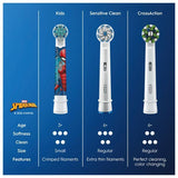 Oral B Kids Spiderman Replacement Toothbrush Heads Pack Of 4 GOODS Superdrug   