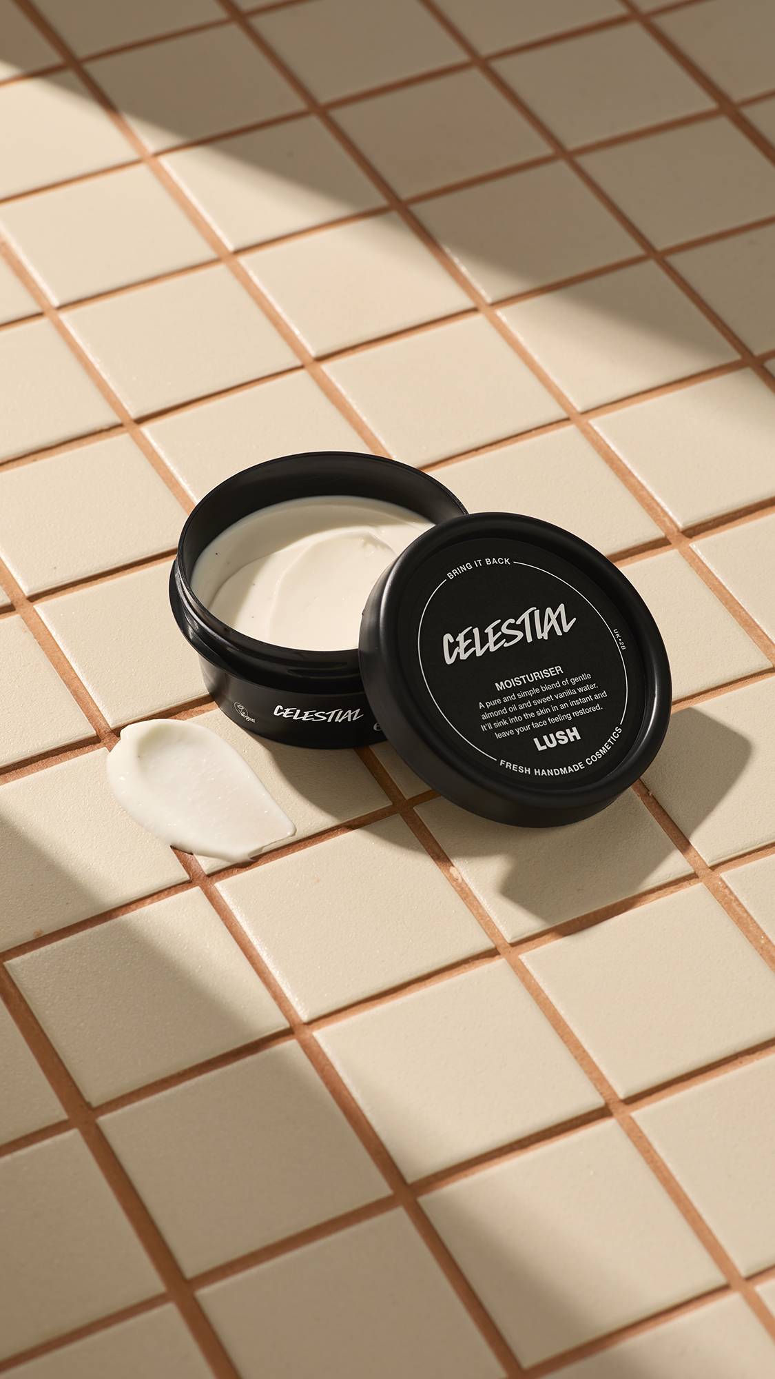 Lush Celestial preserved moisturiser for sensitive skin - British product