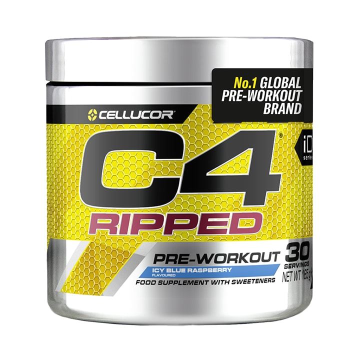 Cellucor C4 Ripped Pre-Workout Icy Blue Raspberry 165g