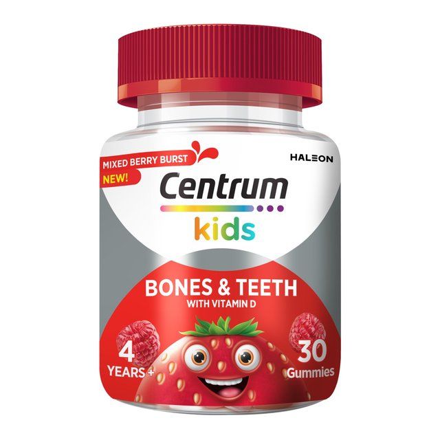 Centrum Kids Bones &amp;amp; Teeth Gummies Mixed Berry Food Supplement   30 per pack