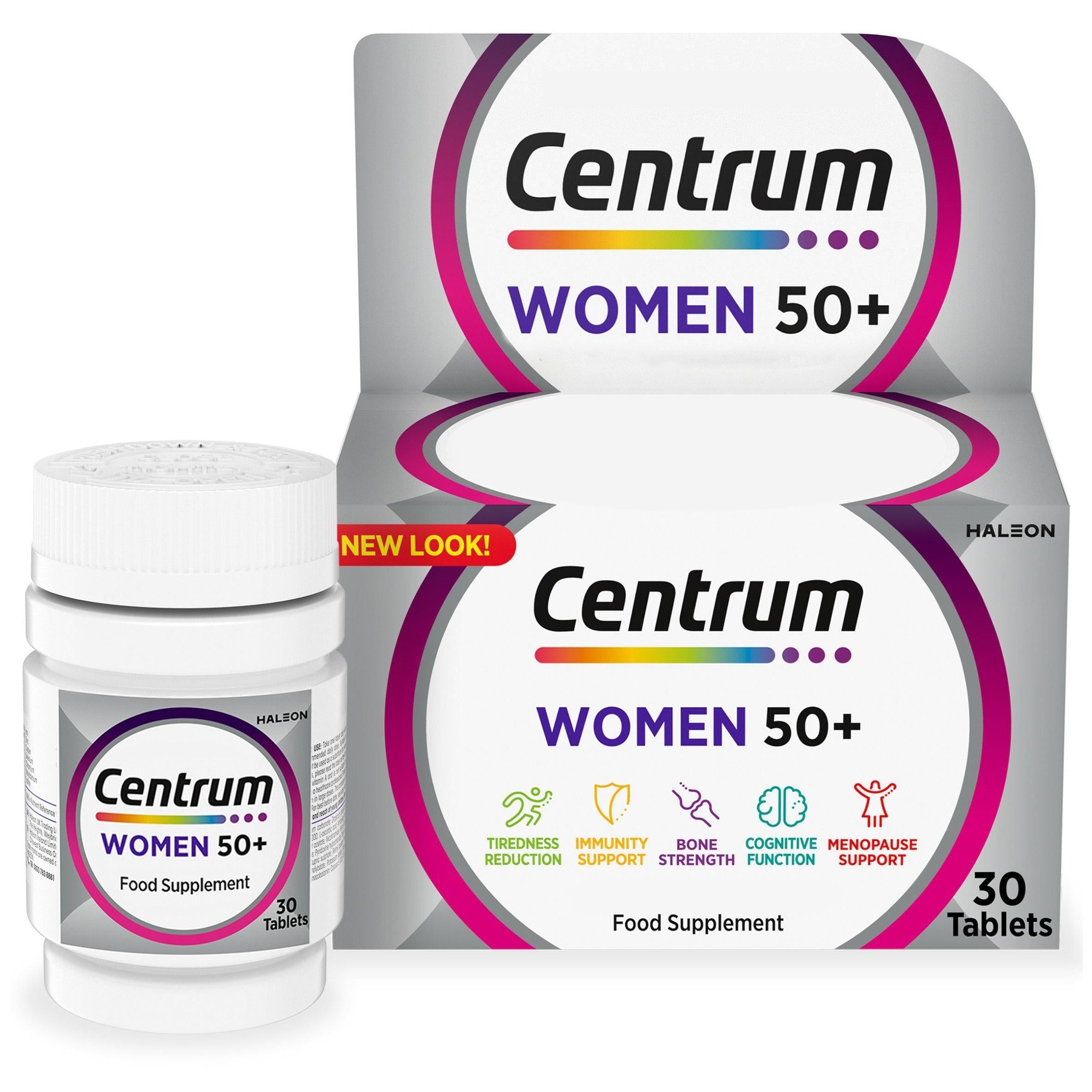 Centrum Women 50+ Multivitamins &amp;amp; Vitamin Tablets x30