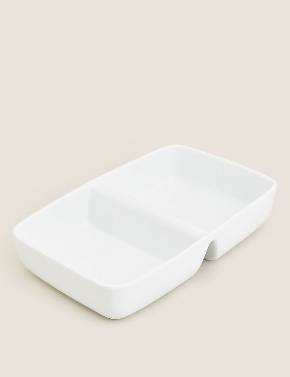 Ceramic Divided Vegetable Dish