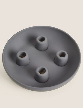 Ceramic Medium Dinner Candle Holder