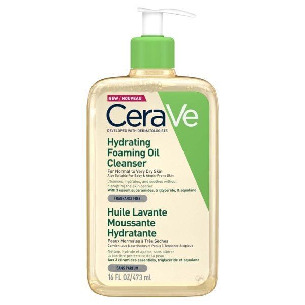 Cerave Hydrating Foaming Oil Cleanser  473Ml