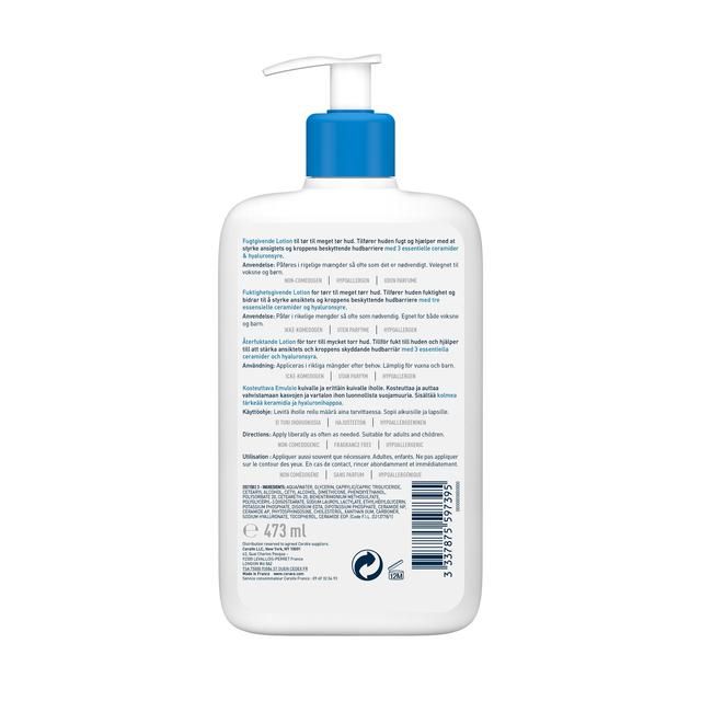 CeraVe Moisturising Lotion with Ceramides for Dry to Very Dry Skin   473ml