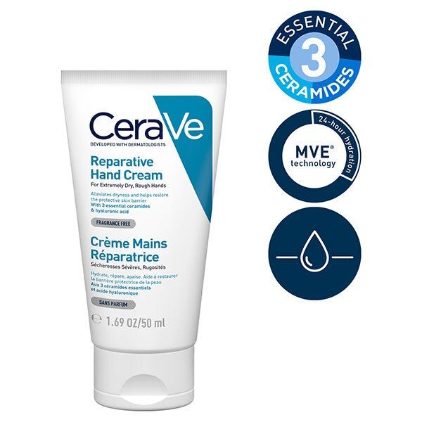 CeraVe Reparative Hand Cream for Dry & Rough Hands 50ml