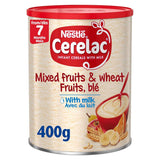 Cerelac Mixed Fruits &amp;amp; Wheat Fruits, Bl&amp;eacute; with Milk from 7 Months 400g