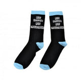 Adult Not United Not Interested Socks (8-11) GOODS Superdrug Black/Blue  