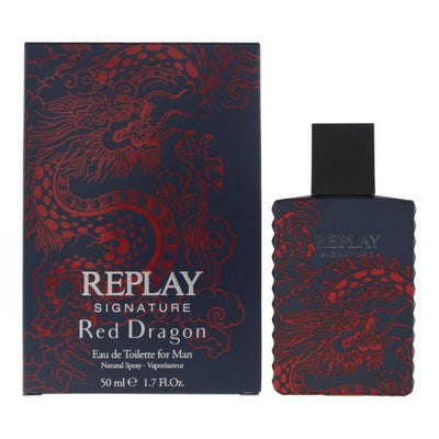 Superdrug Replay Signature Red Dragon Eau De Toilette 50ml- Buy online at McGrocer