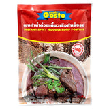 Gosto instant spicy noodle soup powder, UK version