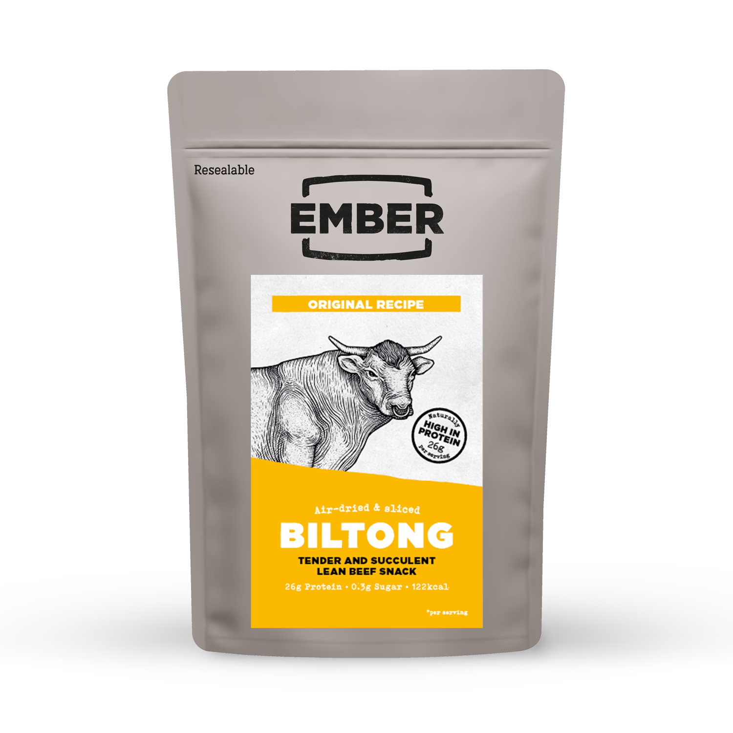 Ember Biltong Original beef jerky 250g - British product