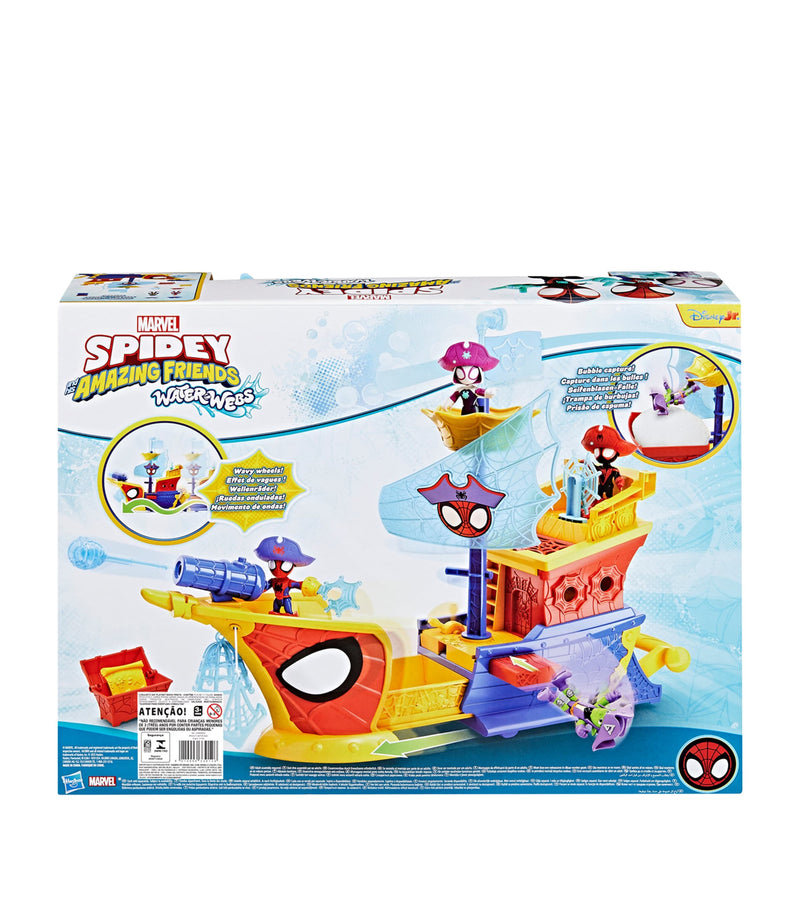 Marvel Spider-Man bubble pirate ship playset, imported from the UK