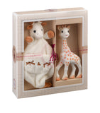 Sophie La Girafe comforter and teething toy set (British brand)