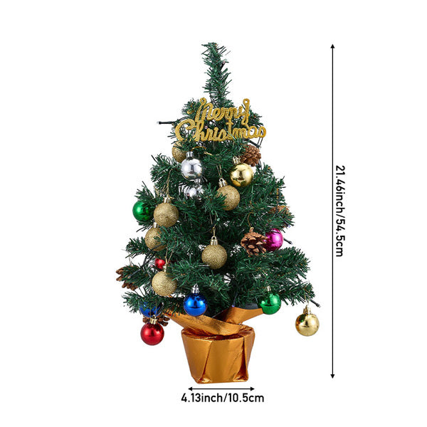 Livingandhome Christmas tree decor with timer and lights 54.5cm, UK version