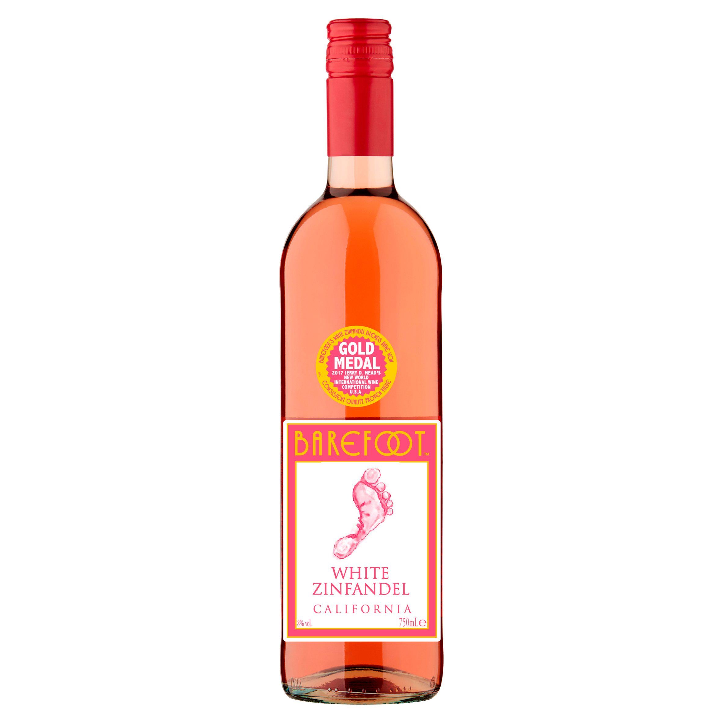 Barefoot White Zinfandel Rosé Wine 75cl All wine Sainsburys   