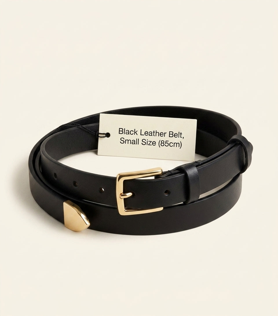 Prada calfskin belt accessory, imported from the UK