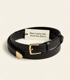 Prada calfskin belt accessory, imported from the UK