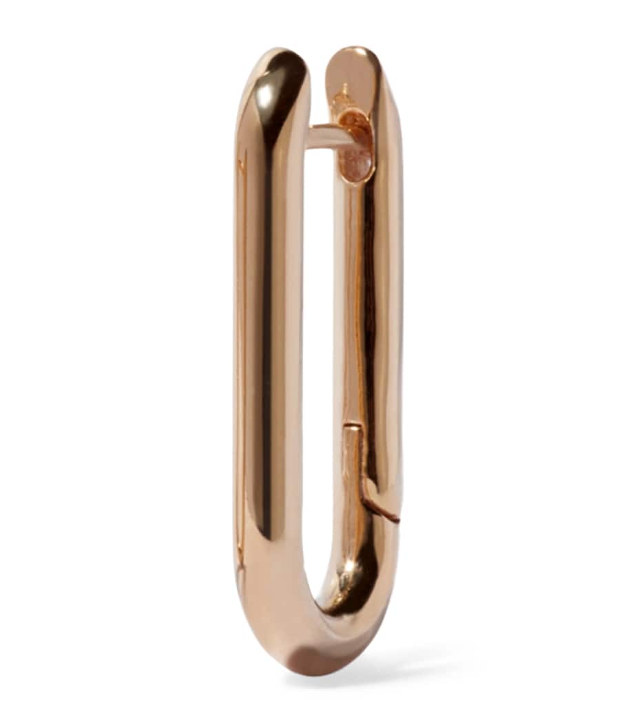 Annoushka yellow gold knuckle chain hoop earring 2.3cm (British brand)