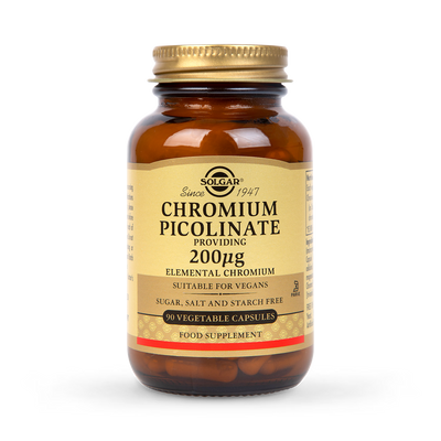 Holland & Barrett Solgar Picolinate de Chrome 200µg 90 Gélules Végétales Supplément Alimentaire - Acheter en ligne sur McGrocer