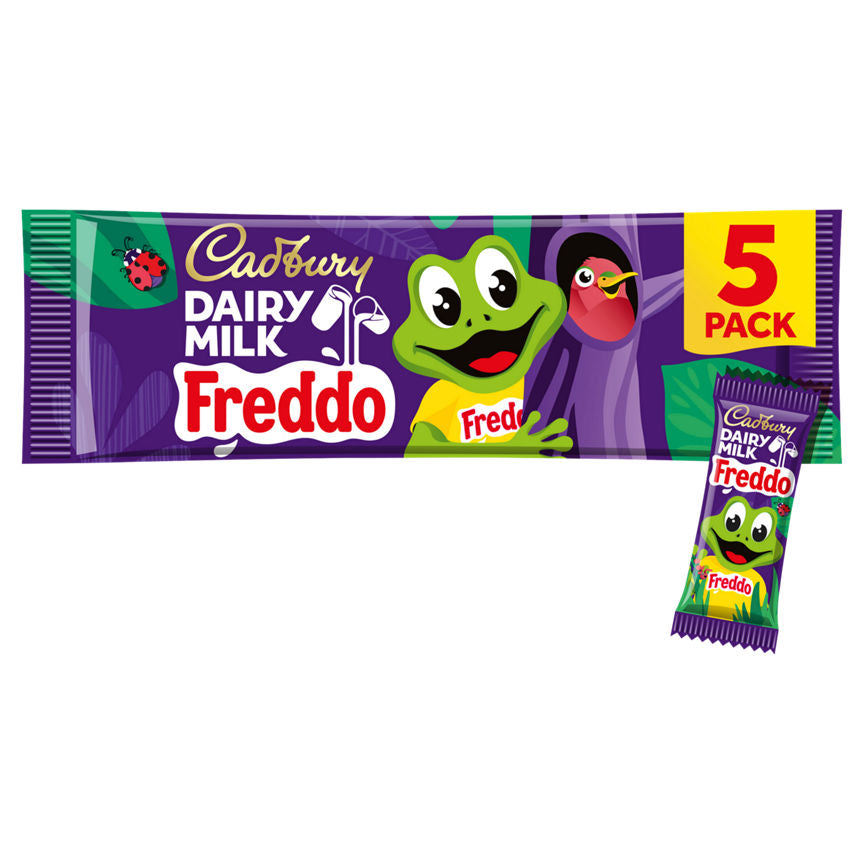 Cadbury Dairy Milk Freddo Chocolate Bars 5 Pack GOODS ASDA   