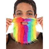 Smiffys Rainbow Beard on elastic, UK version