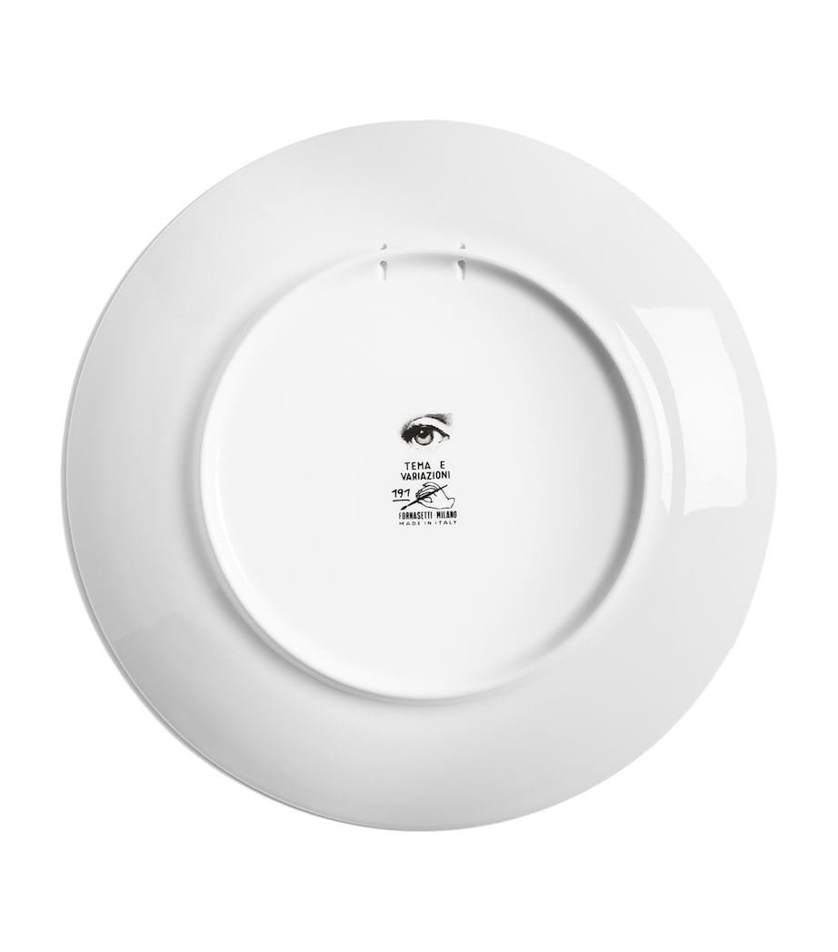 Fornasetti Tema e Variazioni No. 191 wall plate 26cm (British brand)