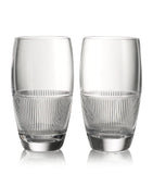 Wedgwood Helia highball crystal glasses set of two - British product