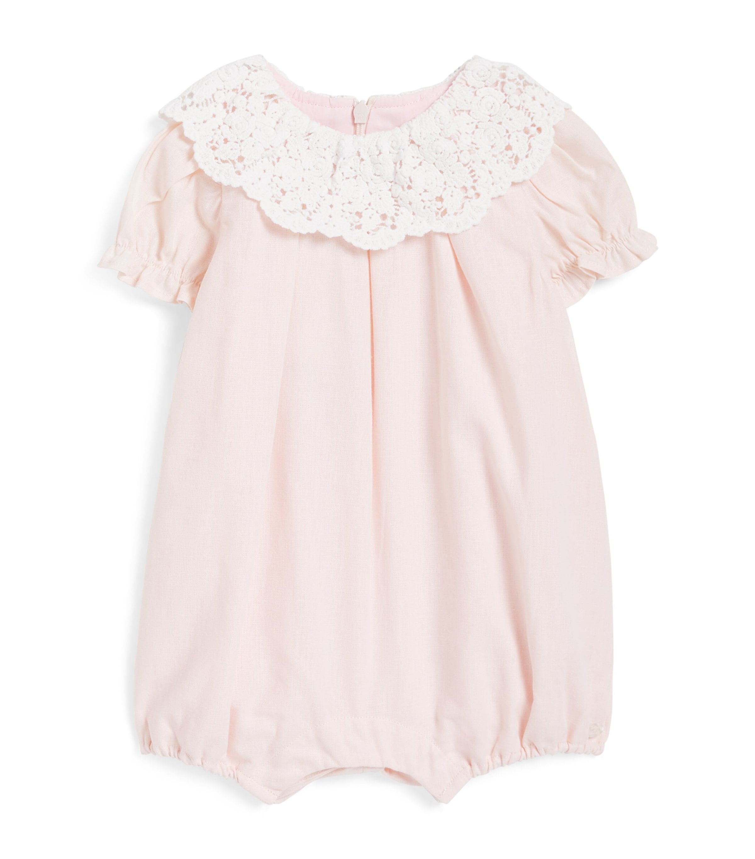 Tartine et Chocolat cotton-linen lace-collar baby bodysuit 0-18 months (British brand)