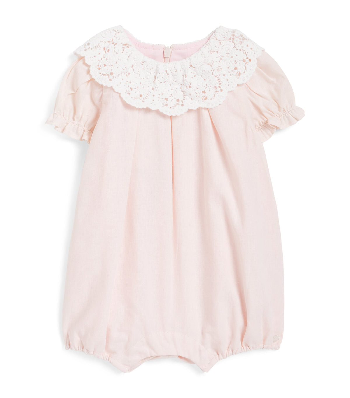Tartine et Chocolat cotton-linen lace-collar baby bodysuit 0-18 months (British brand)