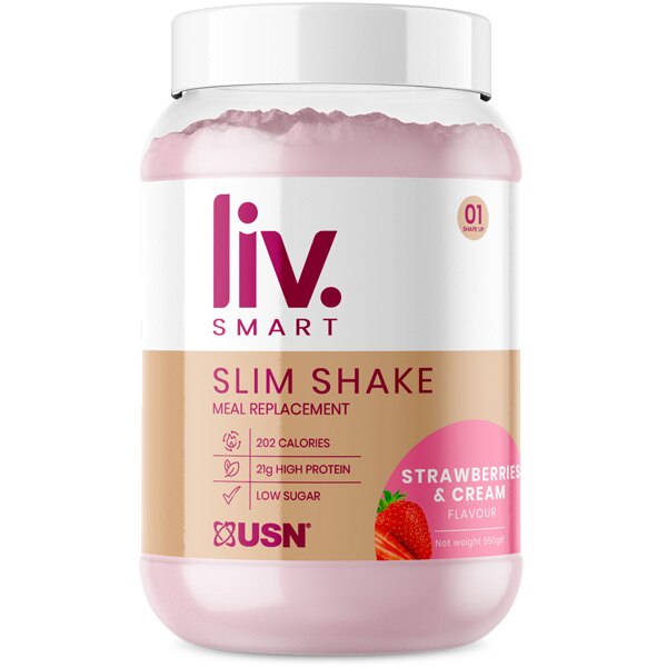 LivSmart Slim Shake Meal Replacement Strawberry 550G