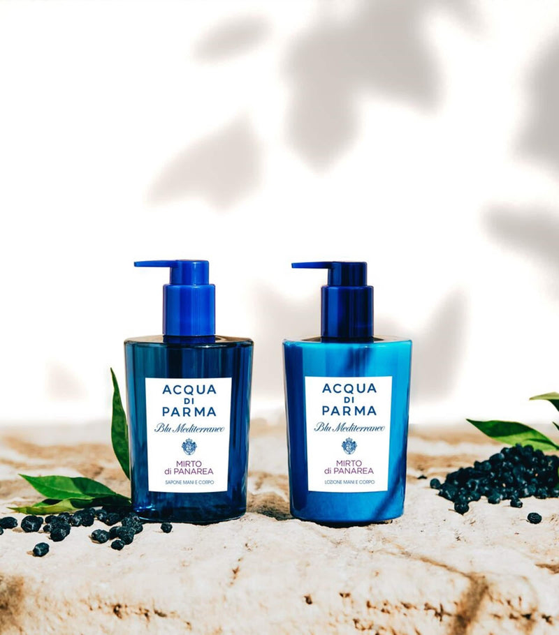 Acqua di Parma Blu Mediterraneo Mirto di Panarea hand and body wash 300ml, UK version
