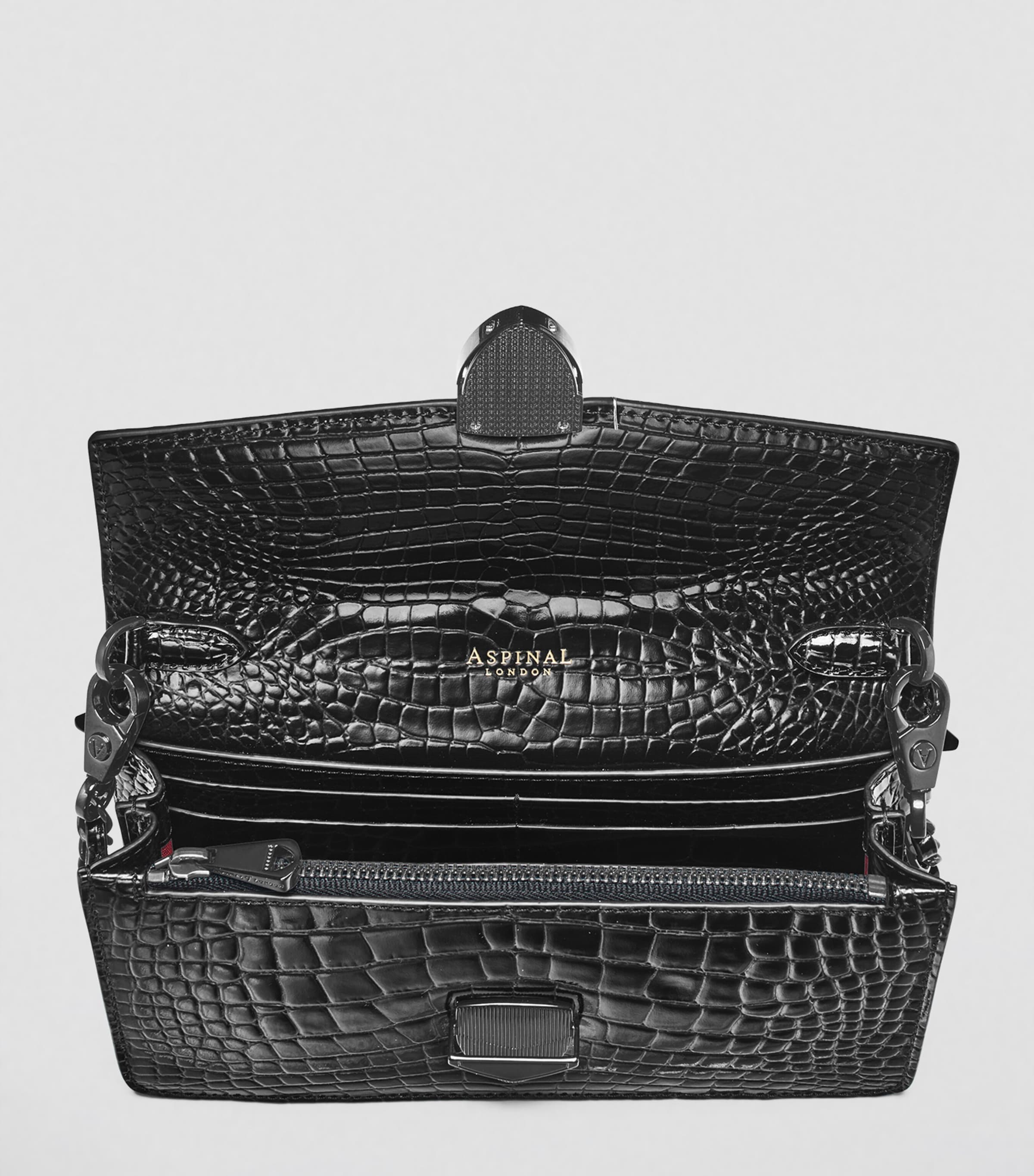 Aspinal of London Mayfair 2 clutch bag, UK version
