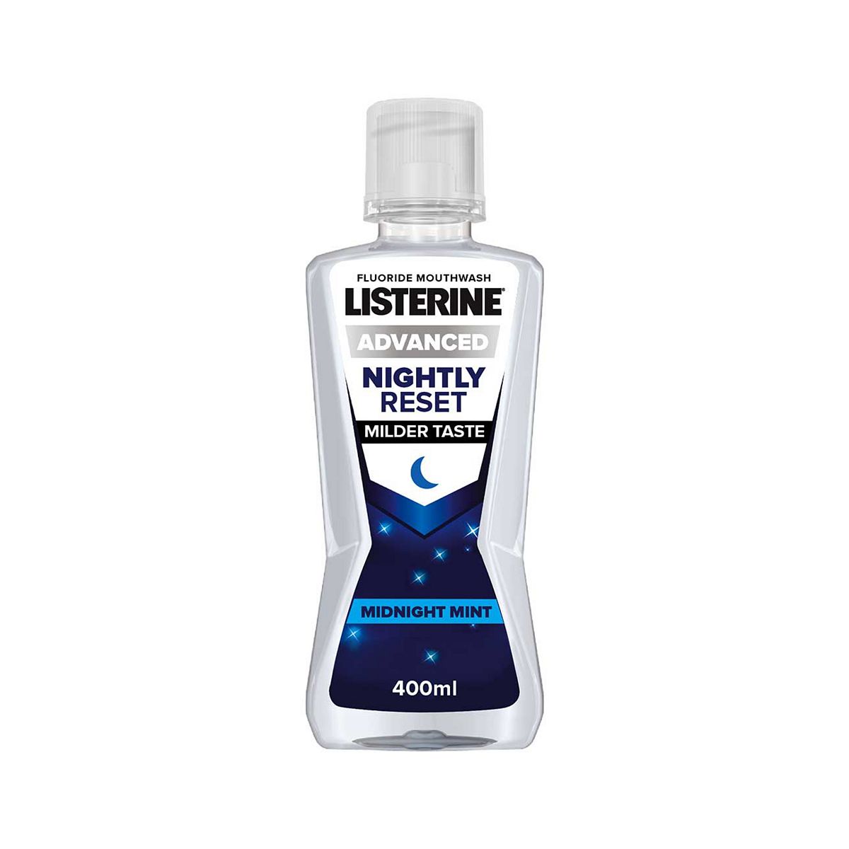 LISTERINE® Advanced Nightly Reset Alcohol Free Mouthwash 400ml GOODS Boots   