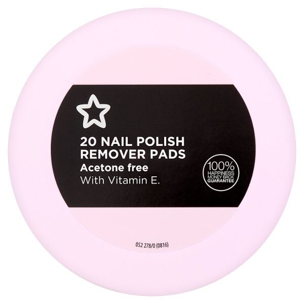 Superdrug Nail Polish Remover Pads Vitamin E GOODS Superdrug   