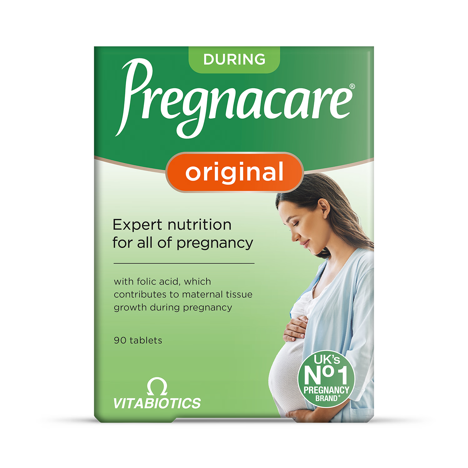 Vitabiotics Pregnacare Original pregnancy multivitamin 90 tablets (British brand)