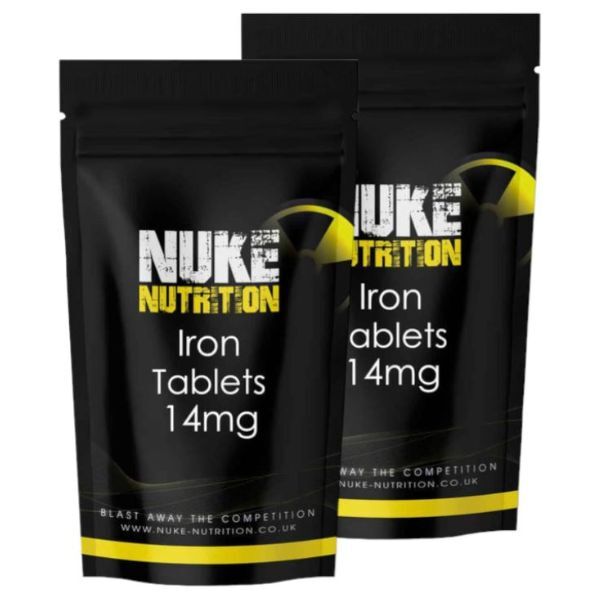 Nuke Nutrition Iron tablets 14mg - 120ct