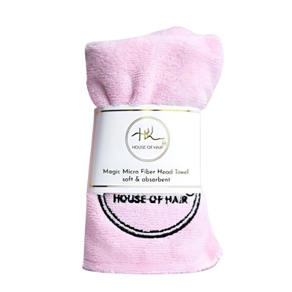 House Of Hair UK Quick Dry MicrOfibre Towel Pink GOODS Superdrug Pink  