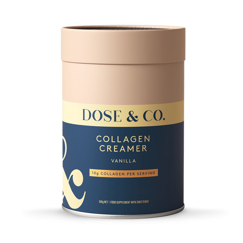 Dose & Co Dairy Collagen Creamer Vanilla 340g - British product