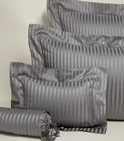 Harrods Square Oxford Pillowcase with Striped Design 65cm x 65cm- Buy online at McGrocer