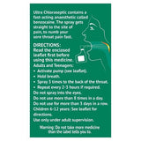 Ultra Chloraseptic Anaesthetic Throat Spray Original GOODS Superdrug   